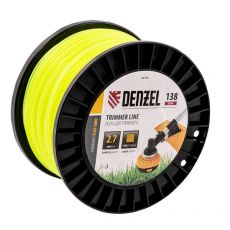 Леска для садовых триммеров Denzel FLEX CORD 96293 (2,7 мм, 138 м, квадрат)