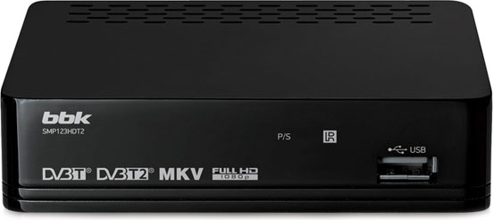 Ресивер DVB-T2 BBK SMP123HDT2 Black