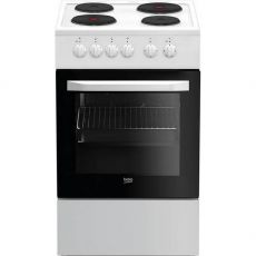 Электрическая плита BEKO FFSS56000W эмалированная сталь белый